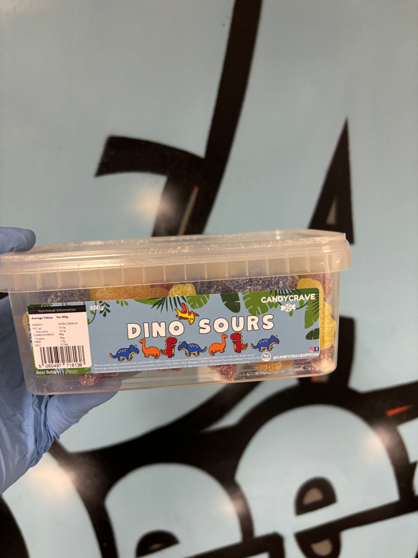 Fizzy dinos 600g