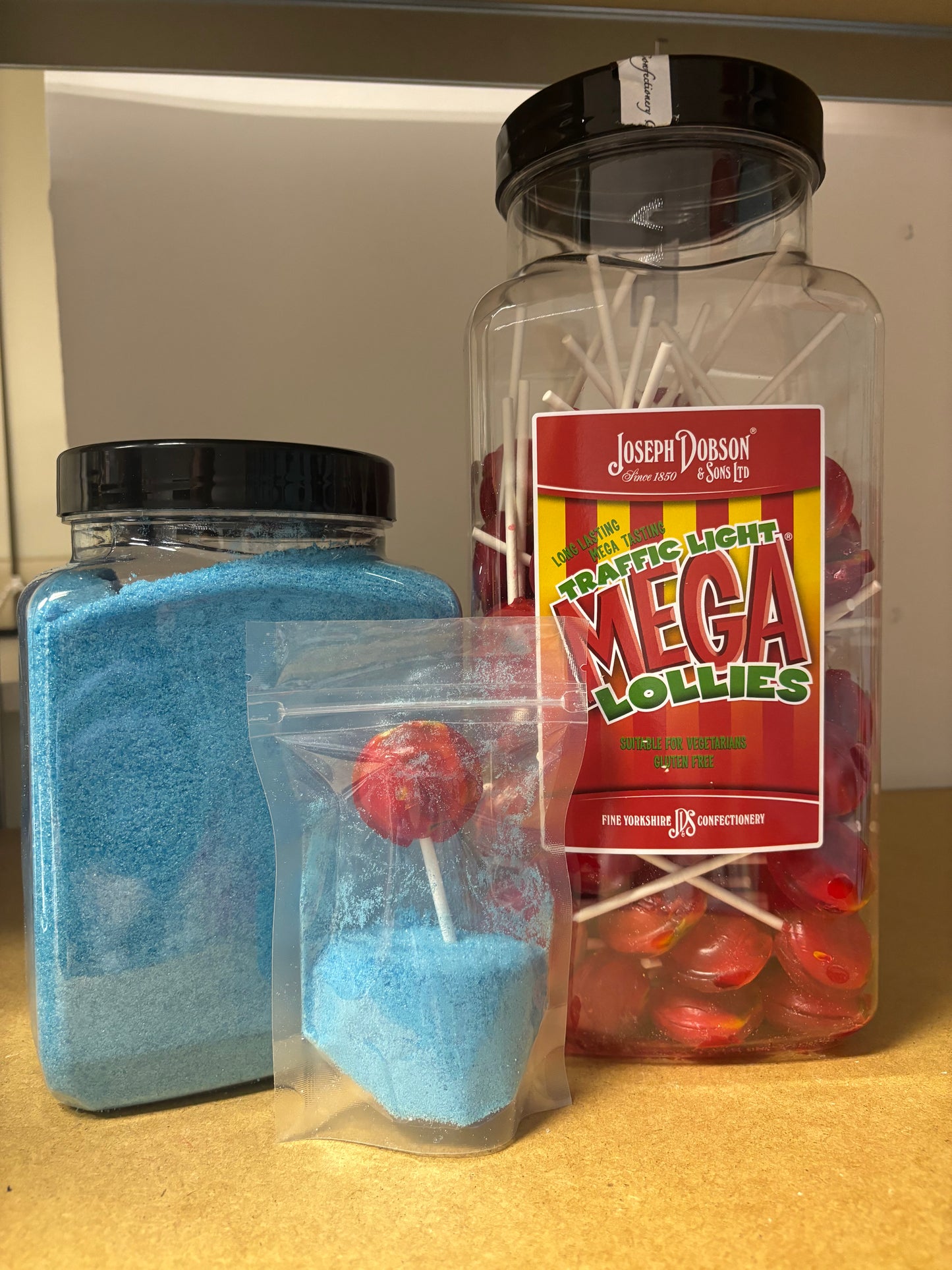 Blue Raspberry Mega Lolly Dip