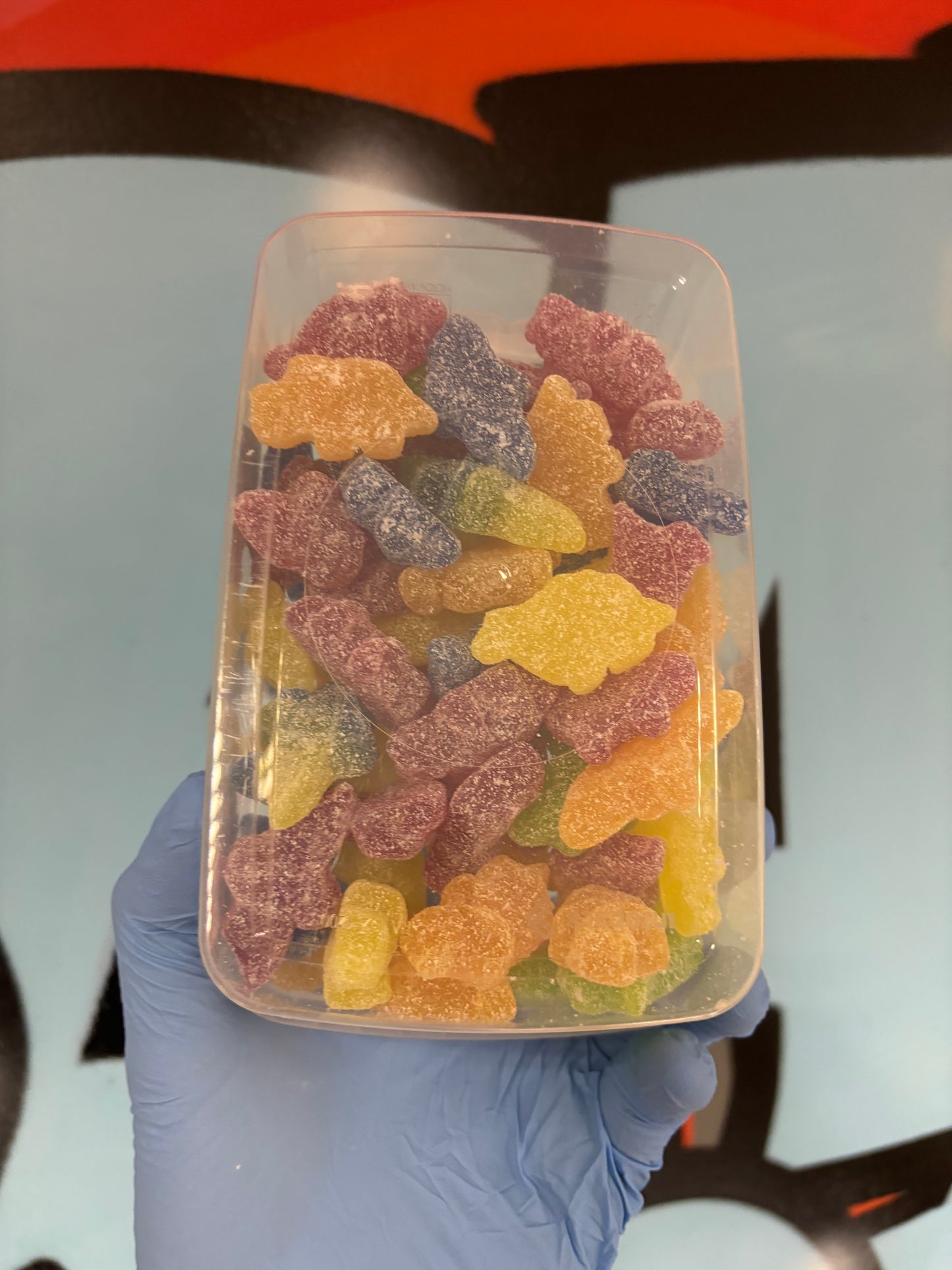 Fizzy dinos 600g