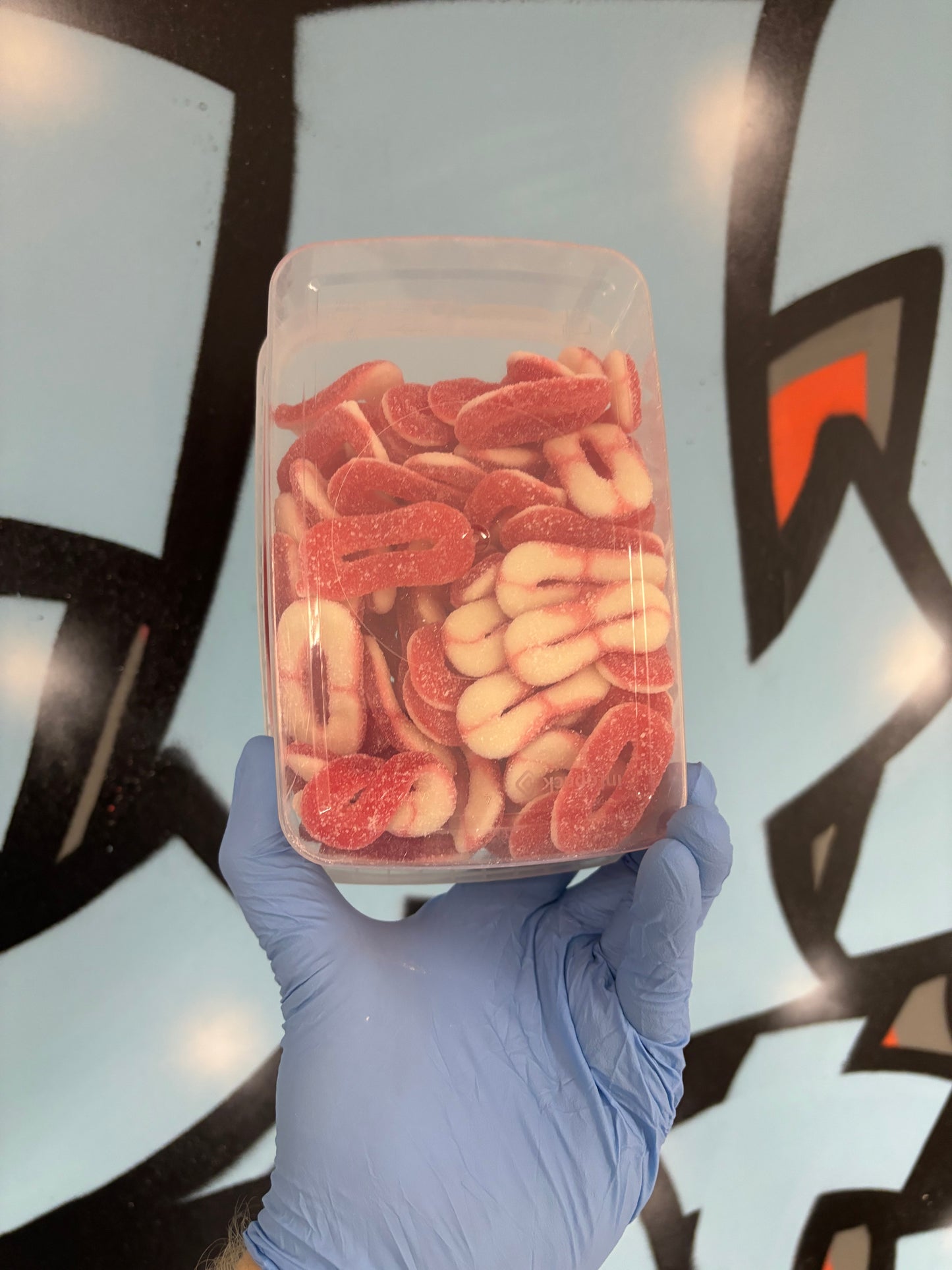 Strawberry rings 600g
