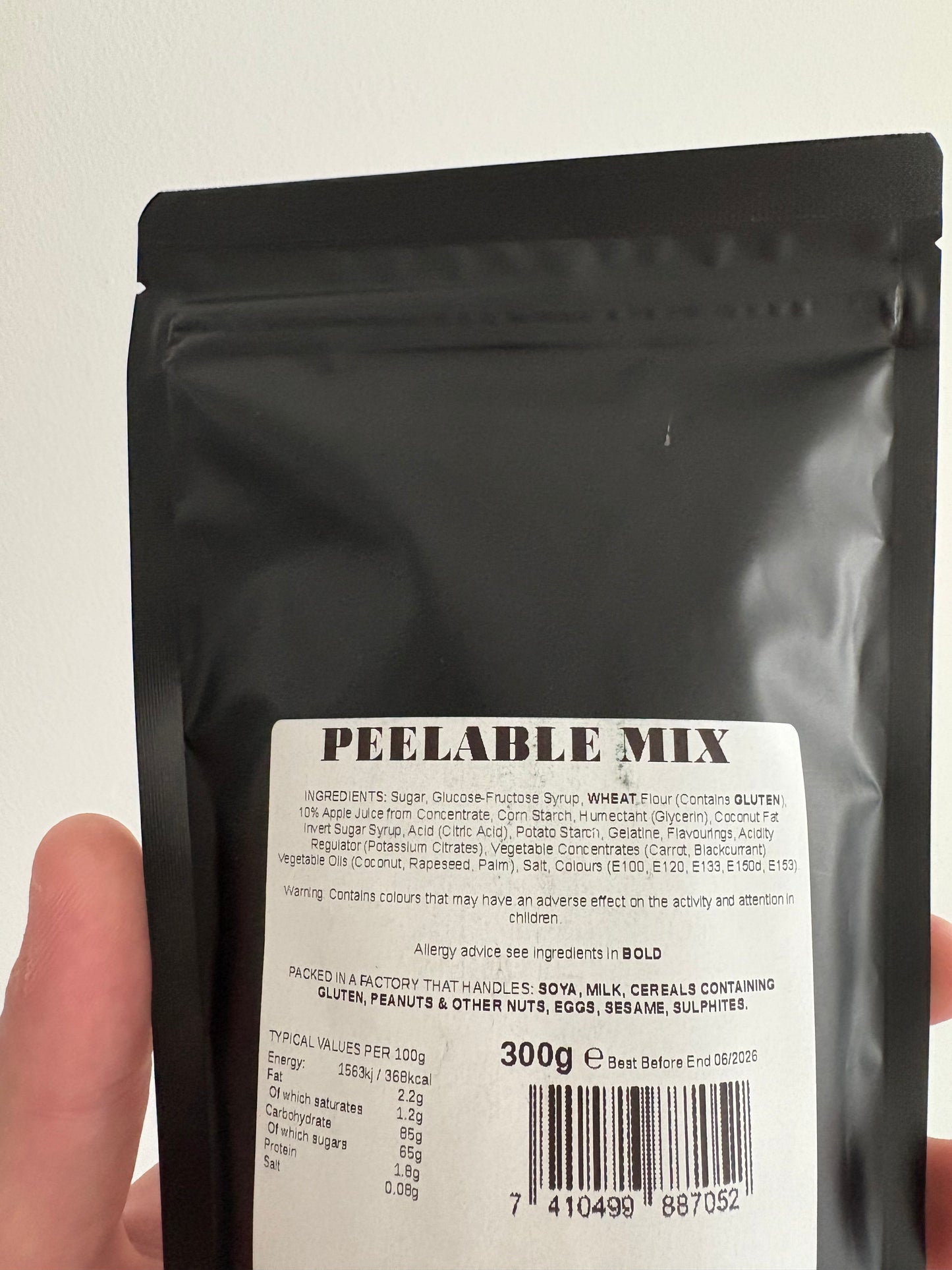 Peelable Fruit Slice Mix 300g