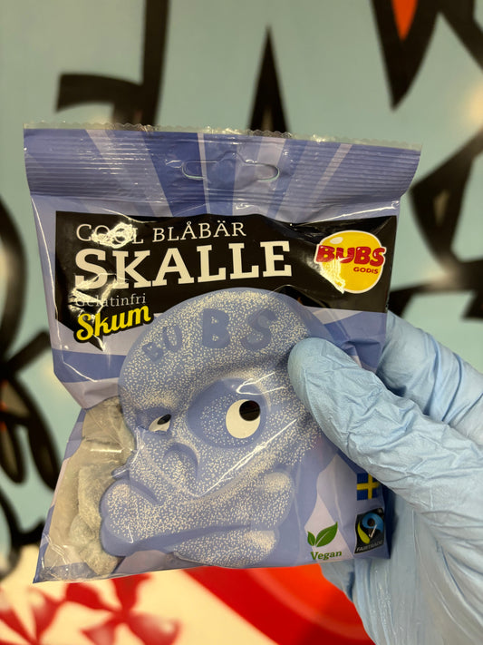 Bubs Skull Foam Cool Blueberry (90g)