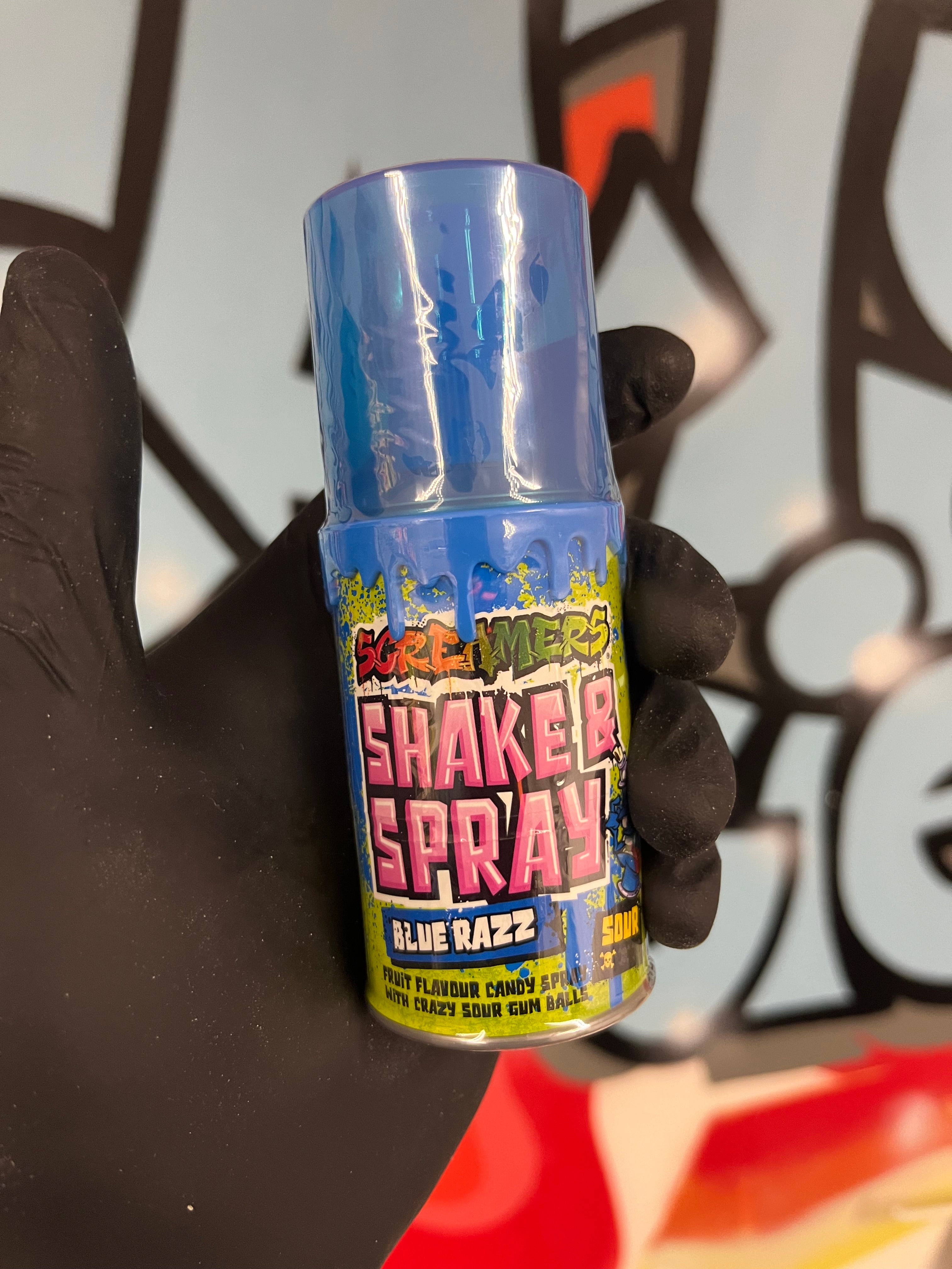 Screamers Blue Raspberry Shake & Spray – beatyssweeties