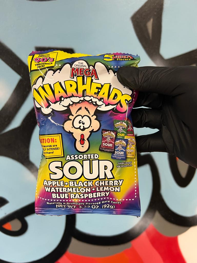 Warheads Extreme Sour Peg Bag Hard Candy 56g